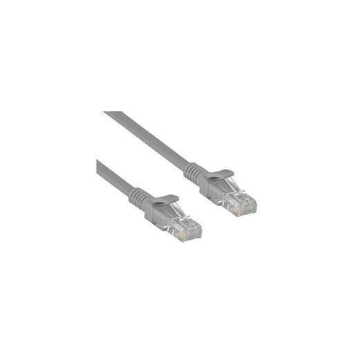 Патч-корд EXEGATE UTP-RJ45-RJ45-C6-3M-GY UTP, кат.6, 3м, 4 пары, алюминий омедненный, многожильный, серый фото 1