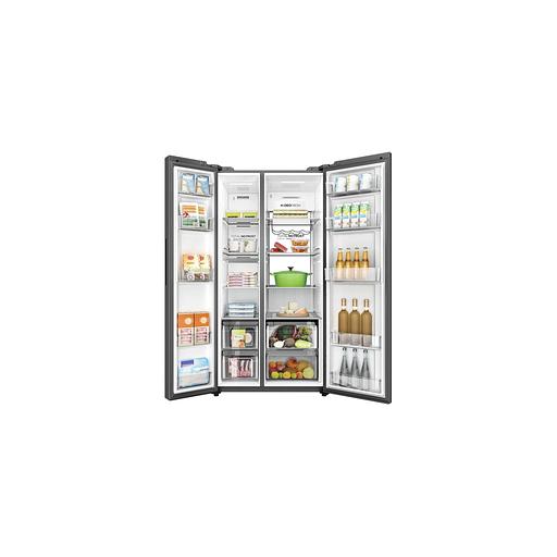 Холодильник двухкамерный HAIER HRF-600DM7ERU Side by Side, инверторный нержавеющая сталь фото 1