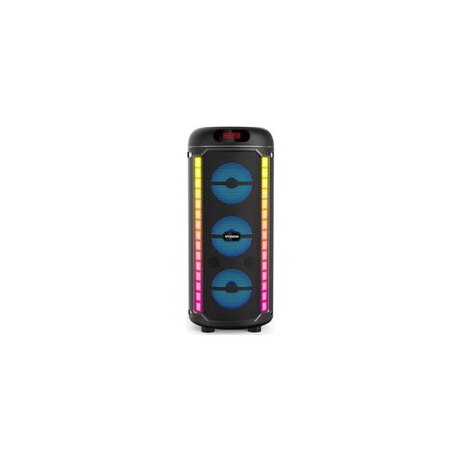 Музыкальный центр Hyundai H-MC1221, 15Вт, Bluetooth, FM, USB, SD/MMC, черный, фото 1