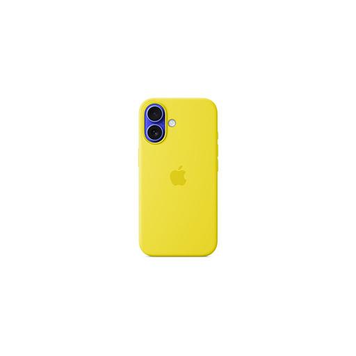 Чехол (клип-кейс) Apple Silicone Case, Star Fruit, для Apple iPhone 16, желтый [myy73zm/a] фото 1