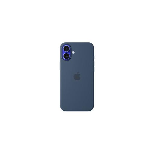 Чехол (клип-кейс) Apple Silicone Case, Denim, для Apple iPhone 16 Plus, синий [myya3zm/a] фото 1