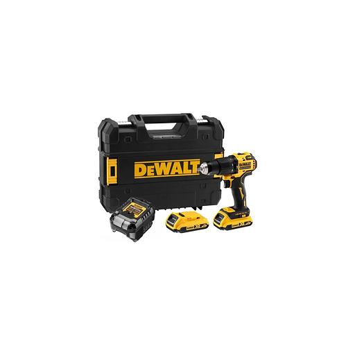 Ударная дрель-шуруповерт DeWALT DCD709D2T, 2Ач, с двумя аккумуляторами фото 1