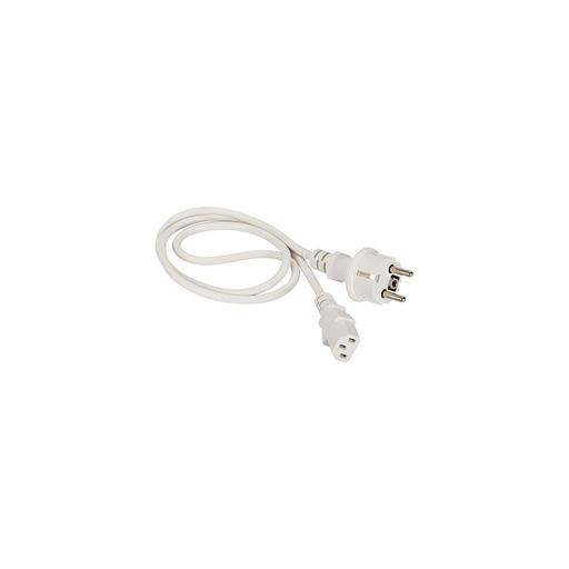 Шнур питания Lanmaster (LAN-PP13/SH-1.5-WH) C13-Schuko проводник.:3x0.75мм2 1.5м 220В 10А белый фото 1