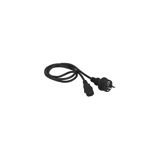 Шнур питания Lanmaster (LAN-PP13/SH-2.0-BK) C13-Schuko проводник.:3x0.75мм2 2м 220В 10А черный фото 1