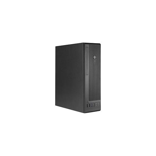 Корпус mATX CHIEFTEC UNI BE-10B-300, Slim-Tower, 300Вт, черный фото 1