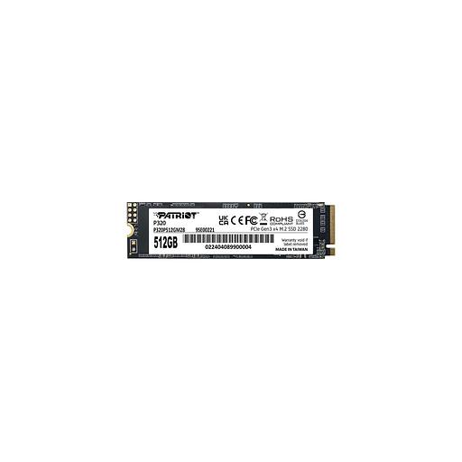 SSD накопитель Patriot P320 P320P512GM28 512ГБ, M.2 2280, PCIe 3.0 x4, NVMe, M.2 фото 1