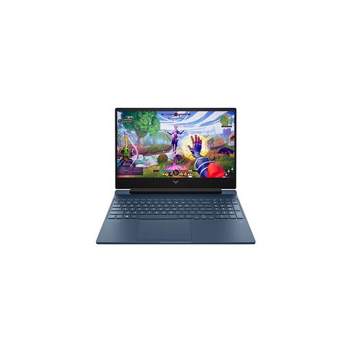Ноутбук игровой HP Victus 15-fb2031ci 15.6", IPS, AMD Ryzen 7 8845HS 3.8ГГц, 8-ядерный, 16ГБ DDR5, 512ГБ SSD, NVIDIA GeForce RTX 4060 для ноутбуков - 8 ГБ, FreeDOS, синий [a74llea] фото 1