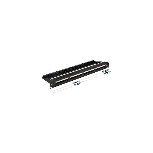 Патч-панель Lanmaster LAN-PPN24U5E 19" 1U 24xRJ45 кат.5E UTP фото 1