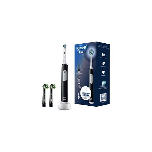 Электрическая зубная щетка Oral-B Vitality Pro 80813151, насадки для щётки: 2 шт, цвет: черный фото 1