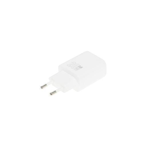 Сетевое зарядное устройство Hoco N61 Gentle, USB-A, USB-C, 20Вт, 3A, белый [44242] фото 1
