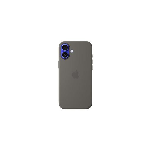 Чехол (клип-кейс) Apple Silicone Case, Stone Gray, для Apple iPhone 16 Plus, серый [myyc3fe/a] фото 1