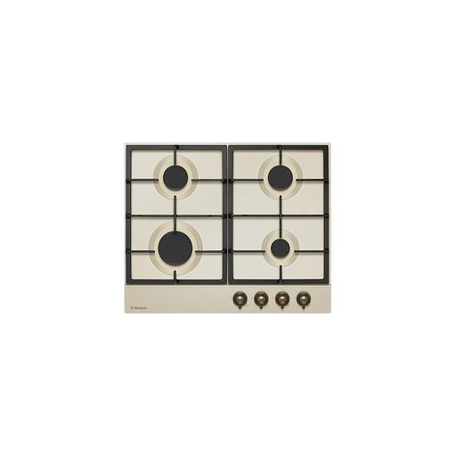Газовая варочная панель Hansa BHGY630390, 4 конфорки, эмалированная сталь, бежевый фото 1