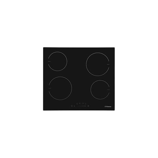 Электрическая варочная поверхность Hansa BHC633008, конфорок: 4 шт., стеклокерамика, независимая, черный фото 1
