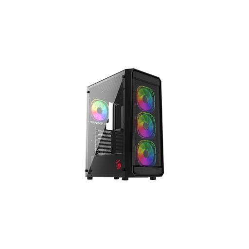 Корпус ATX BLOODY BD-CC114, Midi-Tower, без БП, черный [bd-cc114-bk] фото 1