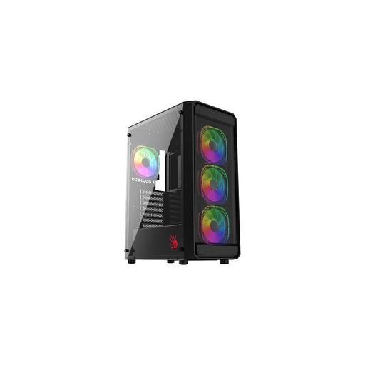 Корпус ATX BLOODY BD-CC114F, Midi-Tower, без БП, черный [bd-cc114f-bk] фото 1