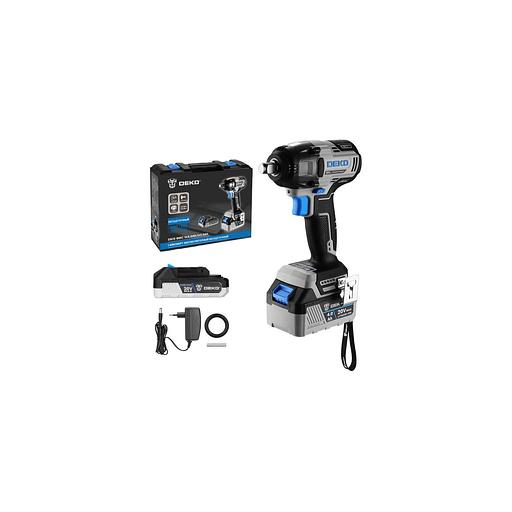 Ударный винтоверт DEKO DKIS, 4Ач, с двумя аккумуляторами [085-1124] фото 1