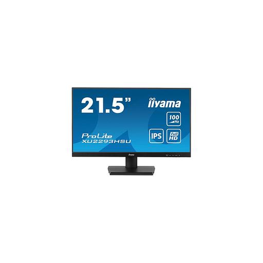 21.5" Монитор Iiyama ProLite XU2293HSU-B7, 1920x1080, IPS, 100Гц, 1хHDMI, 1хDP, черный фото 1