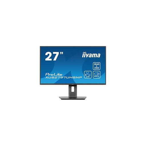 27" Монитор Iiyama ProLite XUB2797UHSNP-B1, 3840x2160, IPS, 1хHDMI, 1хDP, черный фото 1