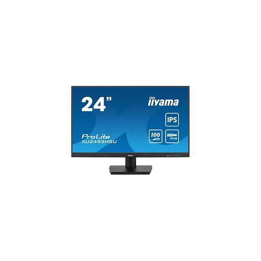 23.8" Монитор Iiyama ProLite XU2493HSU-B7, 1920x1080, IPS, 100Гц, 1хHDMI, 1хDP, черный фото 1
