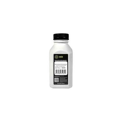 Тонер Cactus CS-THP9-100, для HP W1470/CF237/CF281/CE390/CC364/CF214/C8543/Q5942, черный, 100грамм, флакон фото 1