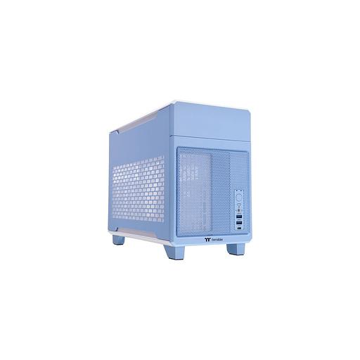 Корпус miniITX Thermaltake TR100 Hydrangea, Mini-Tower, без БП, голубой [ca-11a-00sfnn-00] фото 1