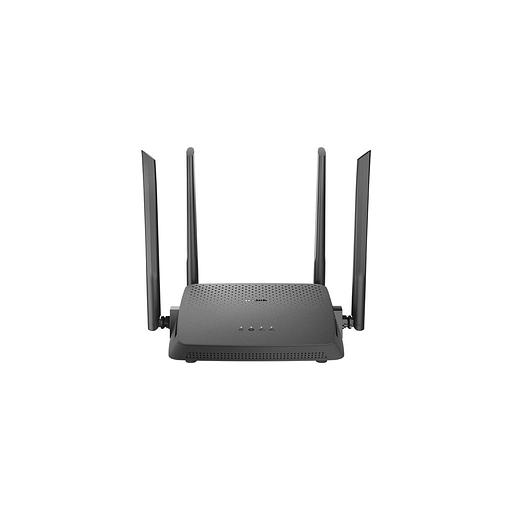Wi-Fi роутер D-Link DIR-825/RU/R7, Wi-Fi 5, AC1200, 2.4/5ГГц, +5 ГГц, 4 LAN, 1xUSB, черный [dir-825/ru/r7a] фото 1