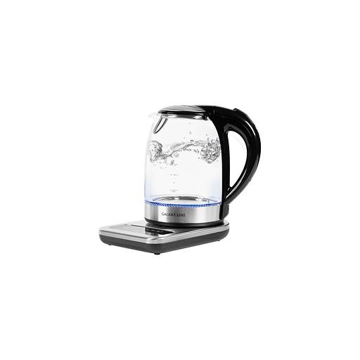 Чайник электрический GALAXY LINE GL 0593, 2200Вт, прозрачный фото 1
