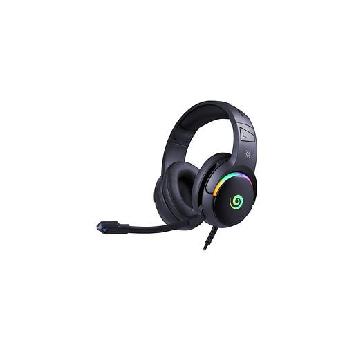 Гарнитура игровая Defender Debor, для компьютера/мобильных устройств, накладные, проводные, черный [64663] фото 1