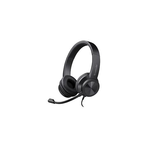 Гарнитура игровая Defender Tune, для компьютера, накладные, проводные, черный [63151] фото 1