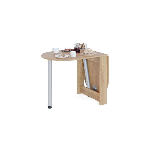 Стол обеденный Сокол СП-17, ЛДСП, складной дуб сонома фото 1