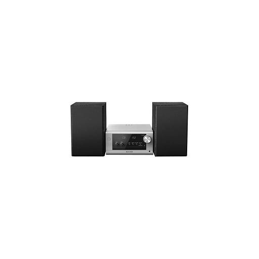 Музыкальный центр Panasonic SC-PM700EE-S, 80Вт, Bluetooth, FM, USB, CD, серебристый, фото 1