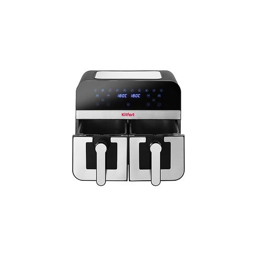 Аэрогриль KitFort КТ-2273, серебристый и черный фото 1