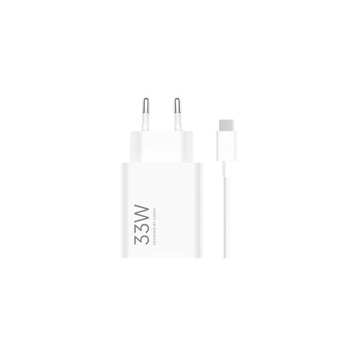 Сетевое зарядное устройство Xiaomi BHR9956EU, USB-A, 33Вт, 3A, белый фото 1