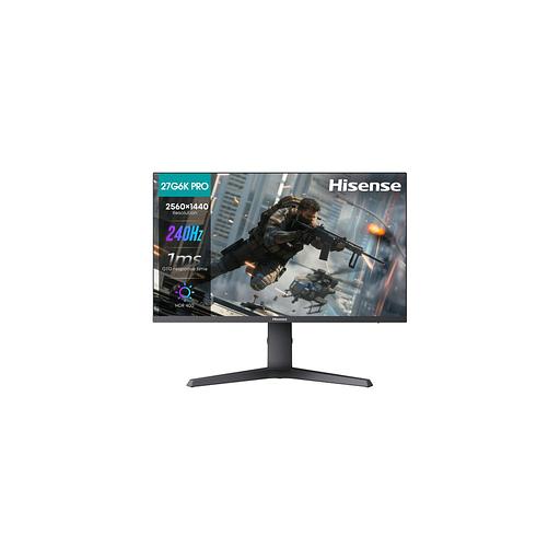 27" Монитор Hisense 27G6K-PRO, 2560x1440, IPS, 240Гц, 2хHDMI, 1хDP, черный фото 1