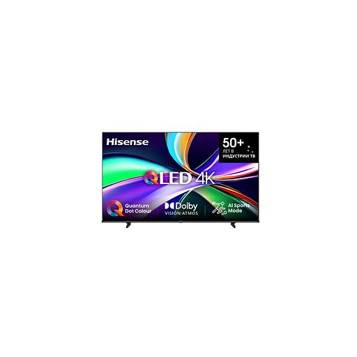 75" Телевизор Hisense 75E7Q, QLED, 4K Ultra HD, черный, СМАРТ ТВ, Vidaa фото 1