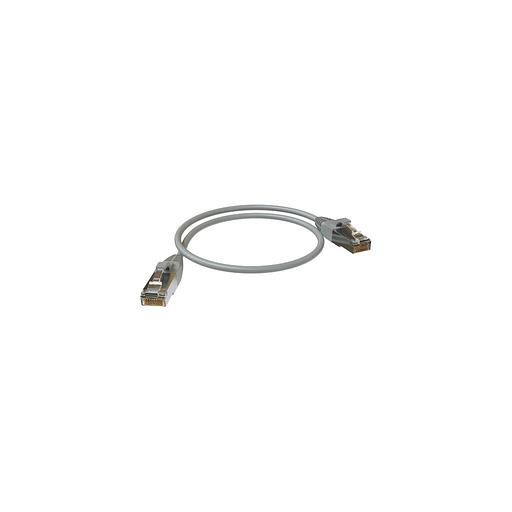 Патч-корд SYSMATRIX вилка RJ-45, вилка RJ-45, кат.5E, LSZH, 0.5м, серый [pc 4545.5es26.05lszhgy] фото 1