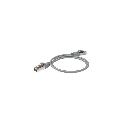 Патч-корд SYSMATRIX вилка RJ-45, вилка RJ-45, кат.5E, LSZH, 1м, серый [pc 4545.5es26.1lszhgy] фото 1