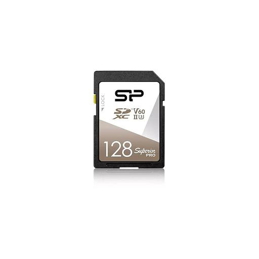 Карта памяти SDXC UHS-II U3 Silicon Power Superior Pro 128 ГБ, 280 МБ/с, Class 10, SP128GBSDXJV6V10, 1 шт., без адаптера фото 1