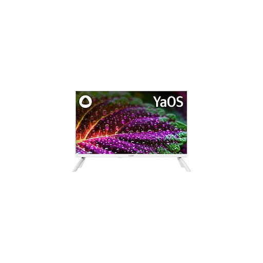 24" Телевизор BBK 24LEX-7242/TS2C (W), HD, белый, СМАРТ ТВ, YaOS фото 1