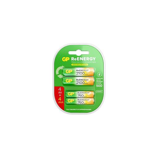 AAA Аккумуляторная батарейка GP 210AAHC АА+75AAAHC, 4 шт. 2000мAч фото 1