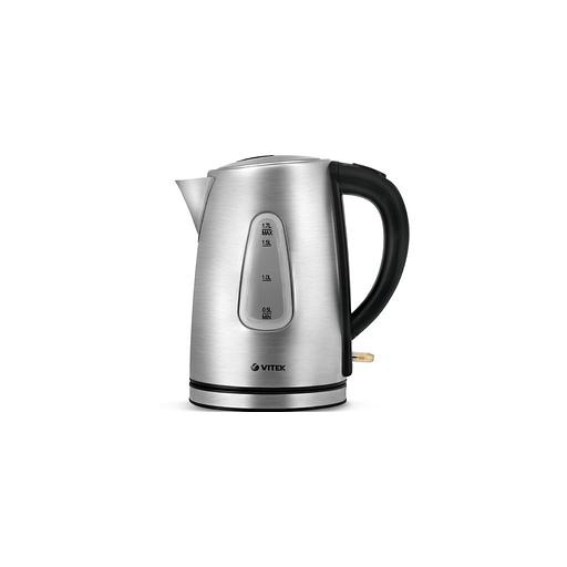 Чайник электрический Vitek VT-7007, 2200Вт, серебристый фото 1