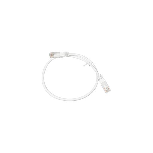 Патч-корд LanMaster вилка RJ-45, вилка RJ-45, кат.5E, ПВХ, 0.5м, белый [twt-45-45-0.5-wh] фото 1