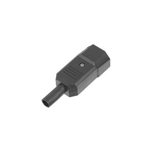 Вилка LanMaster LAN-IEC-320-C14 IEC 60320 C14 10A 250V black фото 1