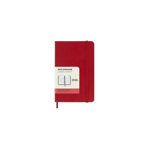 Ежедневник Moleskine Classic датированный, 400стр., Pocket, красный фото 1
