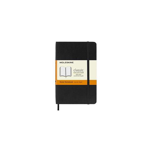 Блокнот Moleskine Classic Soft, 192стр, в линейку, мягкая обложка, черный [qp611] фото 1