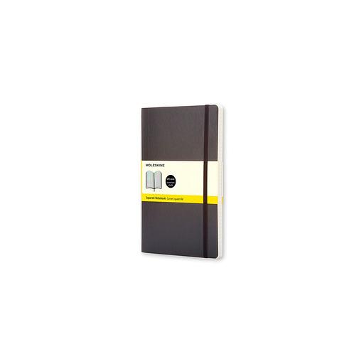 Блокнот Moleskine Classic Soft, 192стр, в клеточку, мягкая обложка, черный [qp617] фото 1