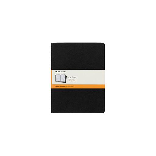Блокнот Moleskine Cahier Journal, 120стр, в линейку, черный [qp321] фото 1