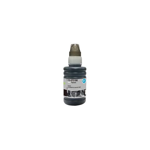 Чернила Cactus CS-GT51BK M0H57AE, для HP, 100мл, черный фото 1