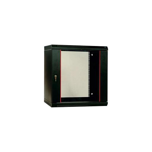 Шкаф коммутационный ЦМО ШРН-Эконом ШРН-Э-18.650-9005 настенный, стеклянная передняя дверь, 18U, 600x930x650 мм фото 1