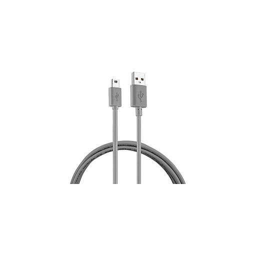 Кабель Buro mini USB (m) - USB (m), 1.8м, 0.8A, серый [bhp ret usb_mini18] фото 1